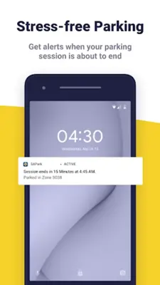 SAPark – Park. Pay. Be on your android App screenshot 1